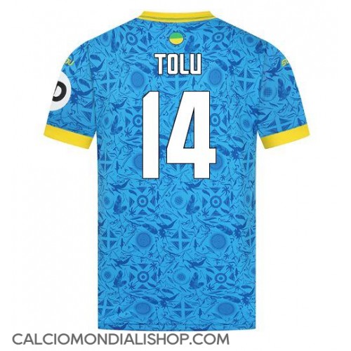Maglie da calcio Wolves Tolu Arokodare #14 Terza Maglia 2025-26 Manica Corta